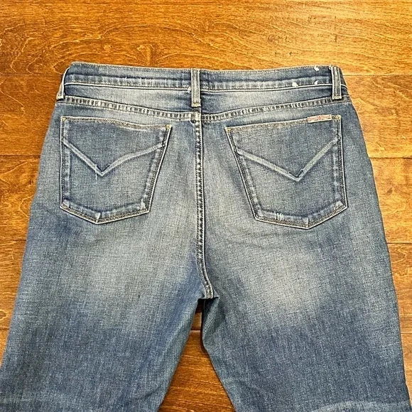 Hudson Riley Cropped Straight Relaxed Jeans Size 30 - Picture 4 of 7